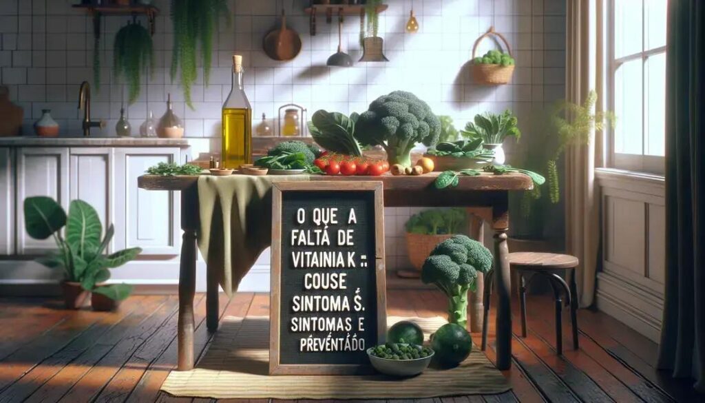 o que a falta de vitamina k pode causar