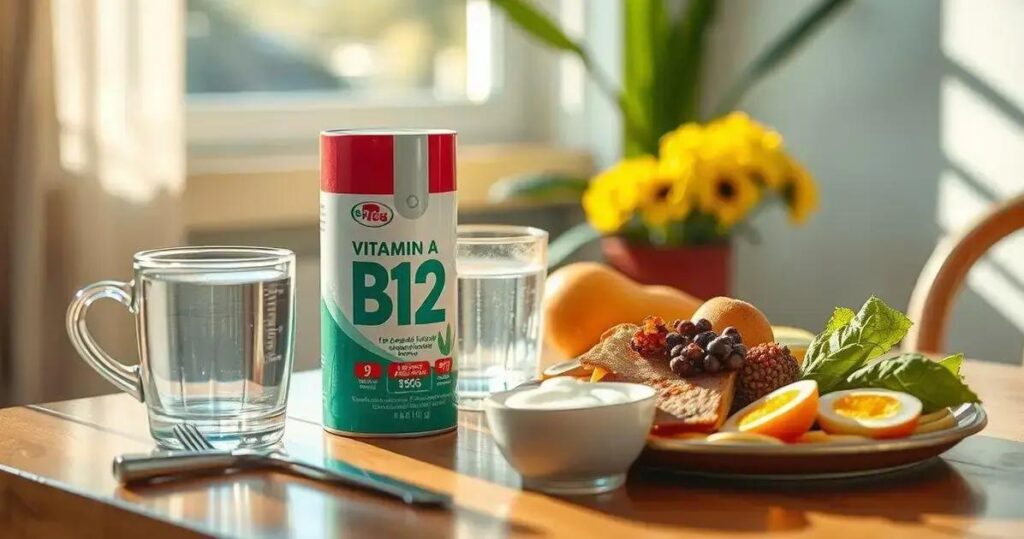 qual melhor horario para tomar vitamina b12