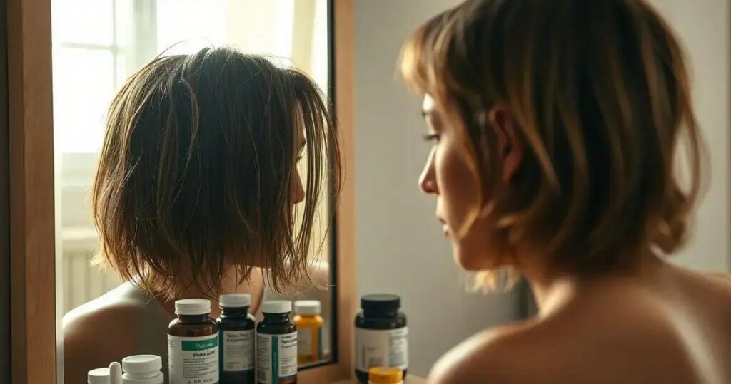 queda de cabelo e falta de vitamina