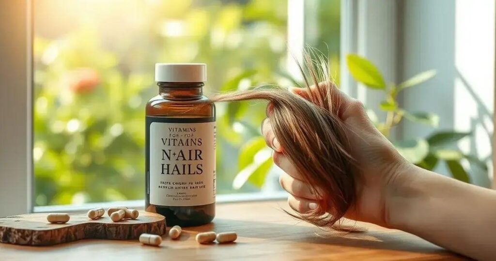 vitamina para unha fraca e queda de cabelo